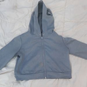 Grey zip up hoodie